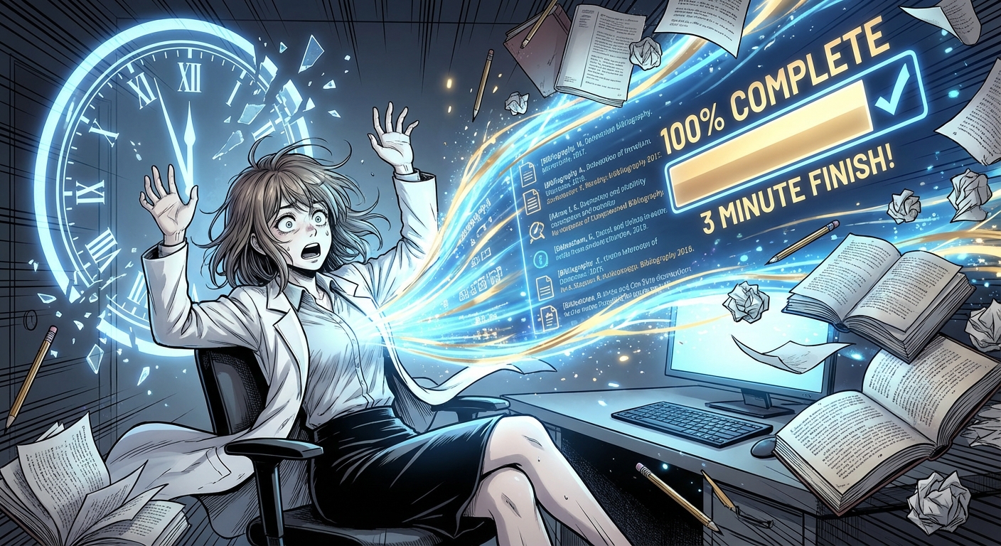 AIが参考文献を自動生成！論文・レポート作成が3分で完了する最新ツール5選【2026年版】