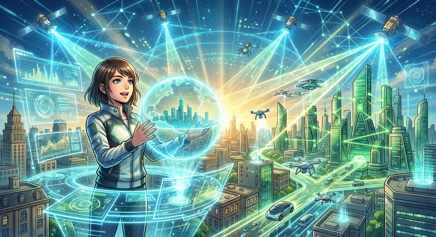 AIが変える地理データの未来：2026年、衛星画像解析から都市計画まで劇的に進化する空間情報活用の最前線