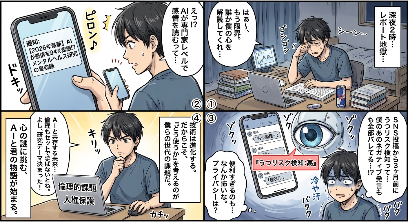 AI×心理学研究の最前線：人間の心を解き明かす機械学習モデルと倫理的課題【2026年最新論文レビュー】