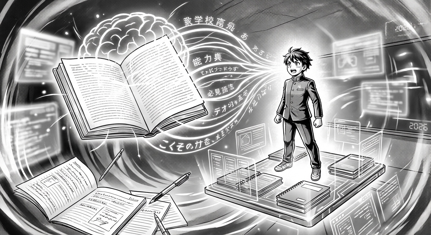 AIが授業ノートを自動作成する時代へ|2026年の学習効率を劇的に変える最新ツール完全ガイド