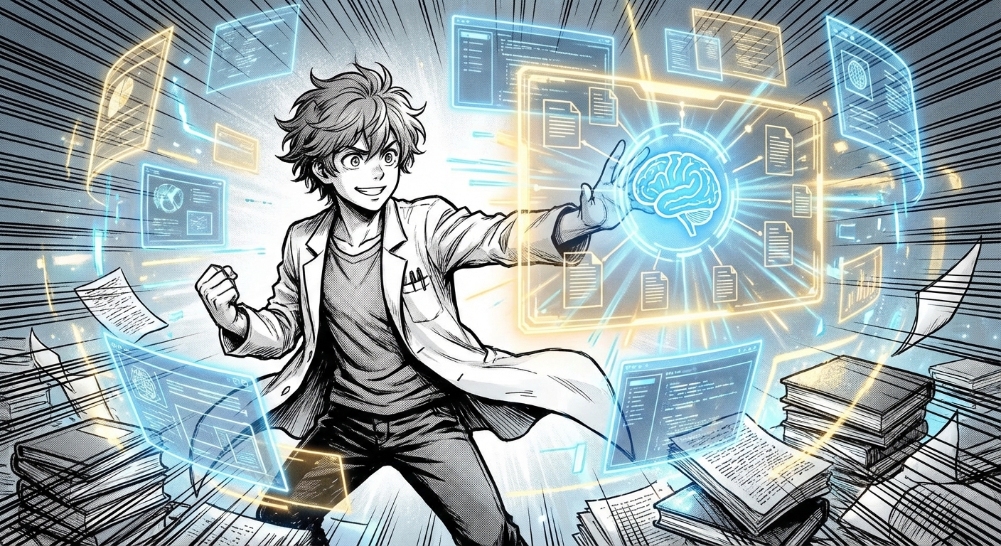 AIで文献調査を10倍速に!研究者が実践する効率化テクニック完全ガイド【2026年最新版】