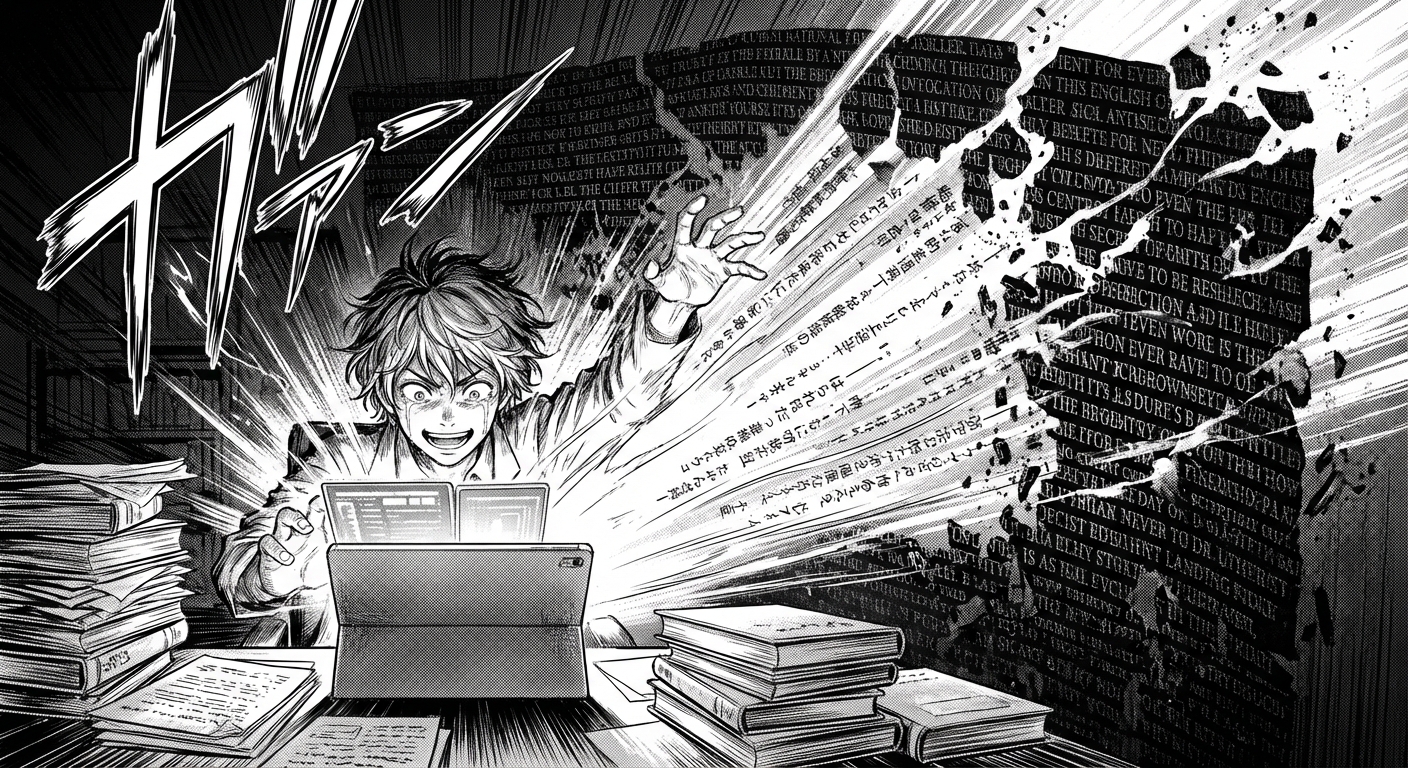 研究者必見！AI翻訳で論文を10倍速く読む方法と精度を高める3つのコツ