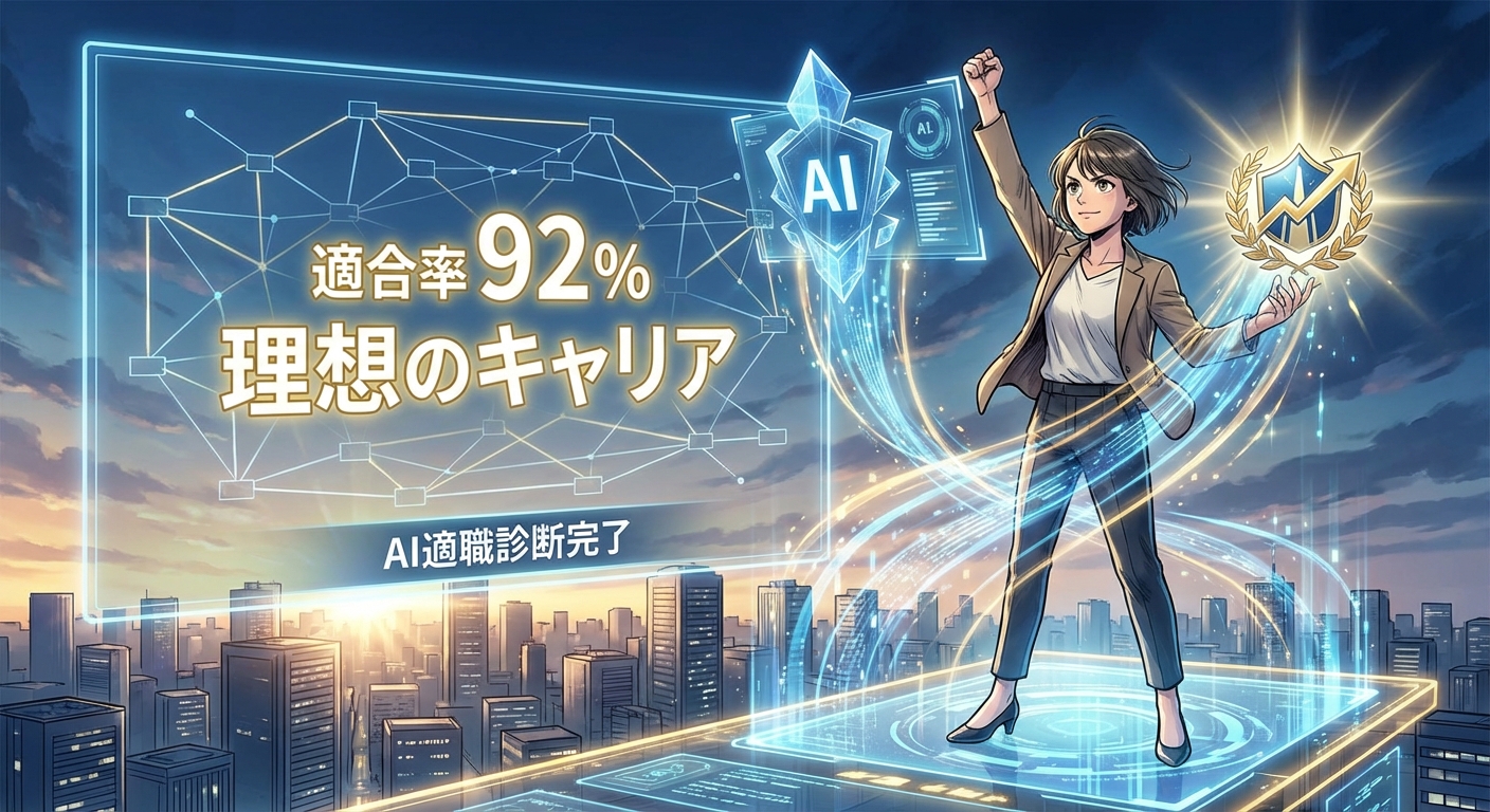 AIで適職診断が変わる!2026年最新版|精度90%超の自己分析ツールと転職成功率を上げる活用法