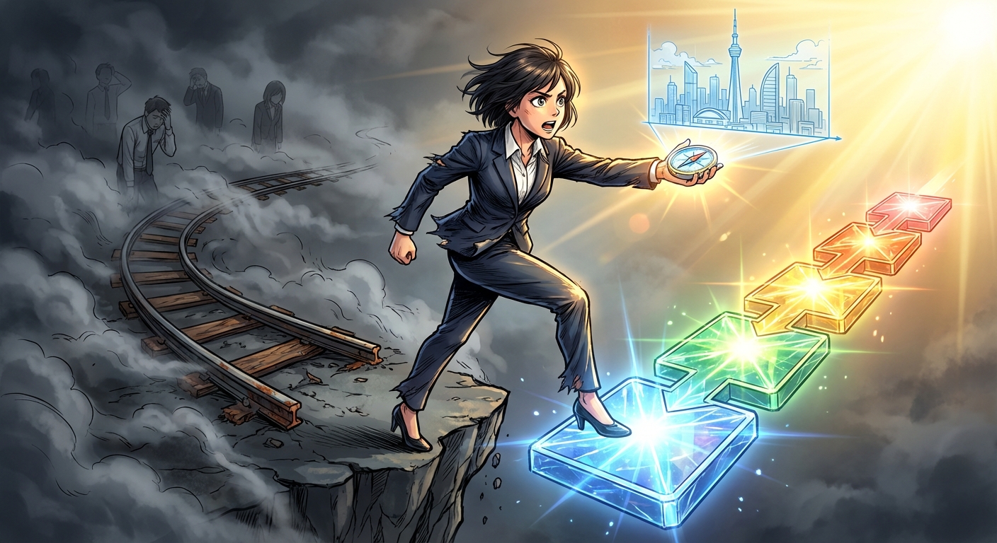 【実例つき】キャリアビジョンの描き方完全ガイド|5つのステップで理想の未来を実現する方法