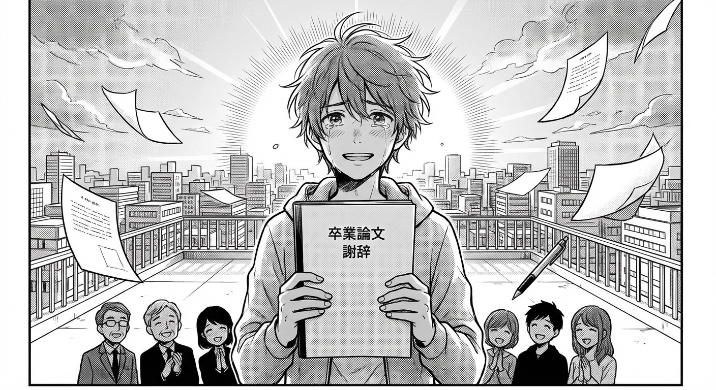【コピペ禁止】卒論謝辞の書き方完全ガイド|心に残る例文10選と失敗しない作成のコツ