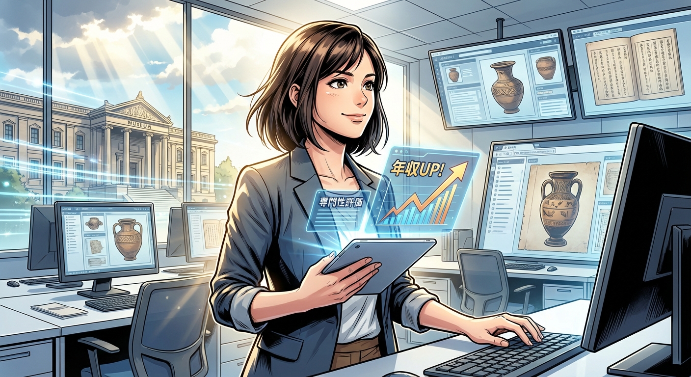 学芸員資格を活かす11の意外な仕事|博物館以外で年収アップを実現した転職成功例と実践的活用法