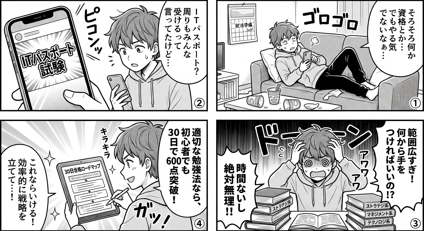 【2026年最新版】ITパスポート試験に一発合格する効率的な勉強法完全ガイド|初心者でも30日で合格ラインを突破するロードマップ