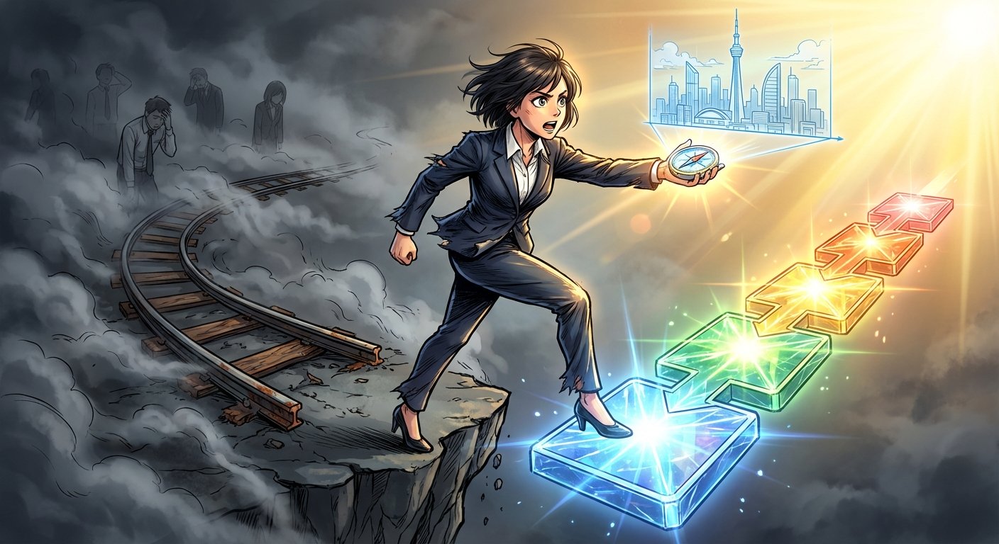 【実例つき】キャリアビジョンの描き方完全ガイド|5つのステップで理想の未来を実現する方法