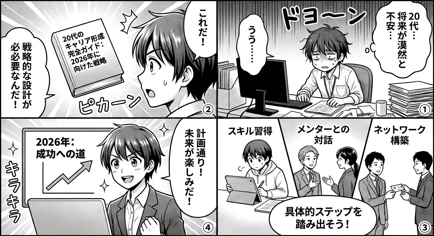 20代のキャリア形成完全ガイド：2026年に向けた戦略的キャリア設計と成功への具体的ステップ
