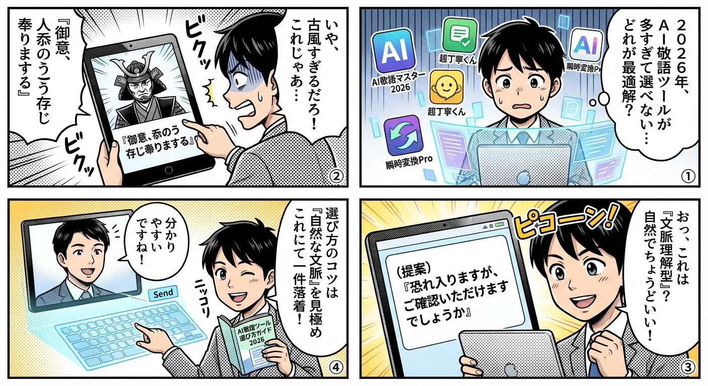 AI敬語変換ツールの選び方完全ガイド2026年版