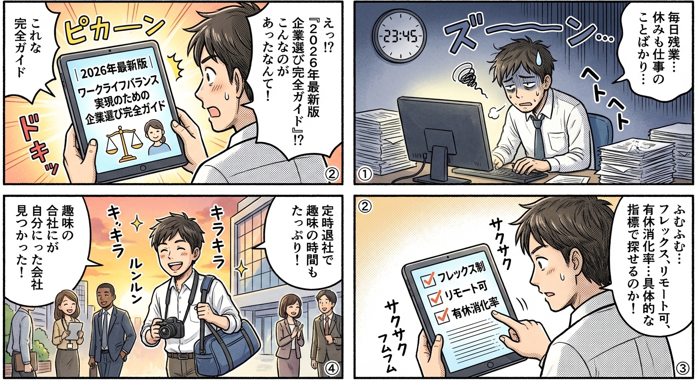 2026年最新版|ワークライフバランス実現のための企業選び完全ガイド