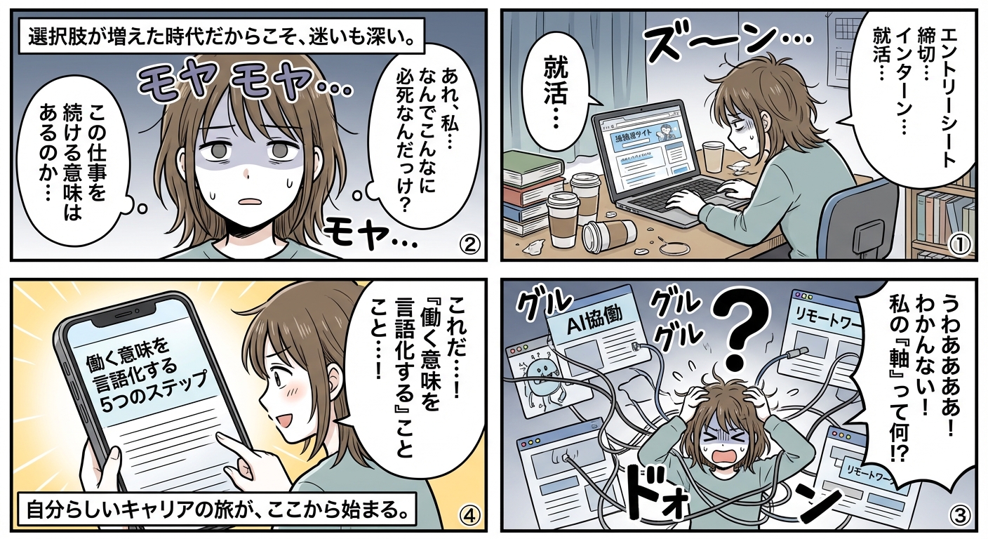 【2026年版】働く意味を言語化する5つのステップ｜自分らしいキャリアを見つける方法