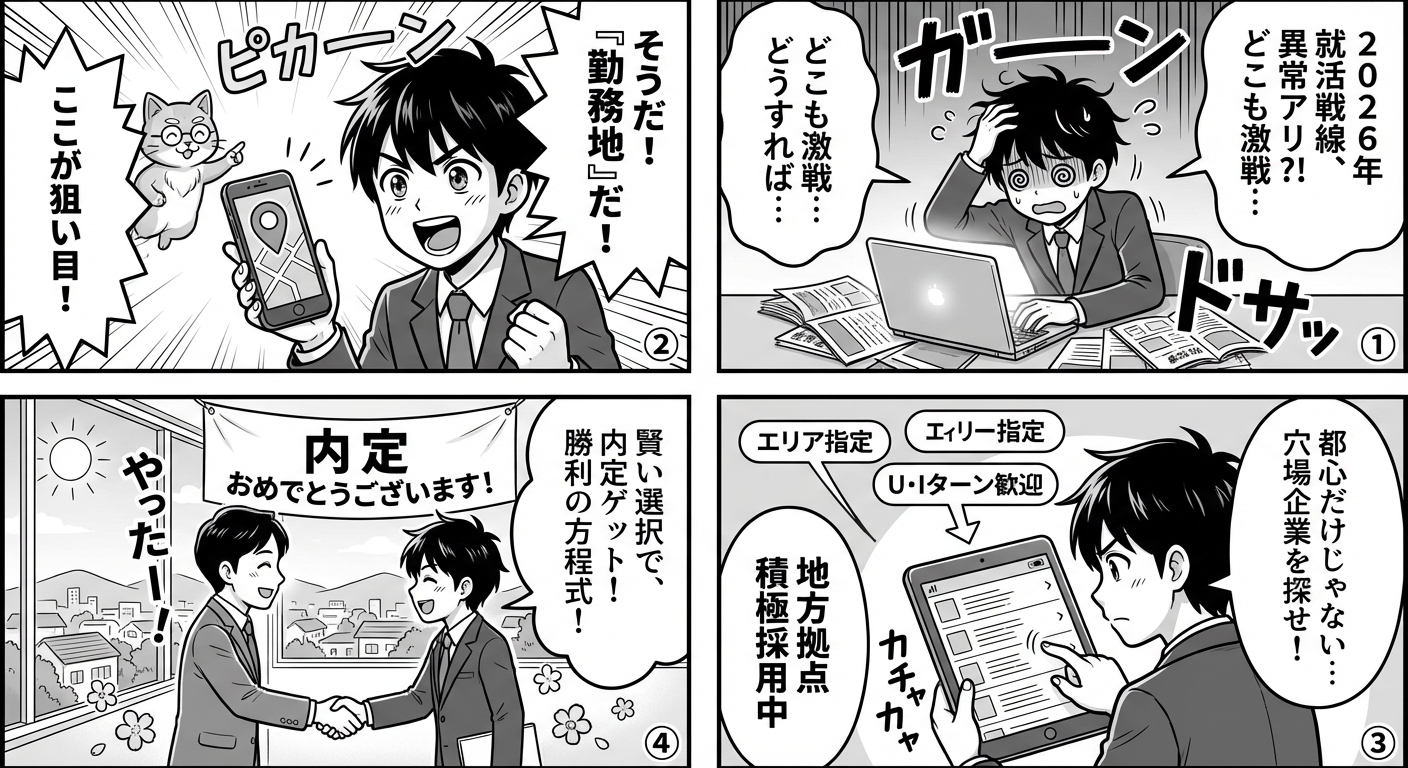 2026年就活で勝つ！勤務地にこだわる賢い企業選びの方法