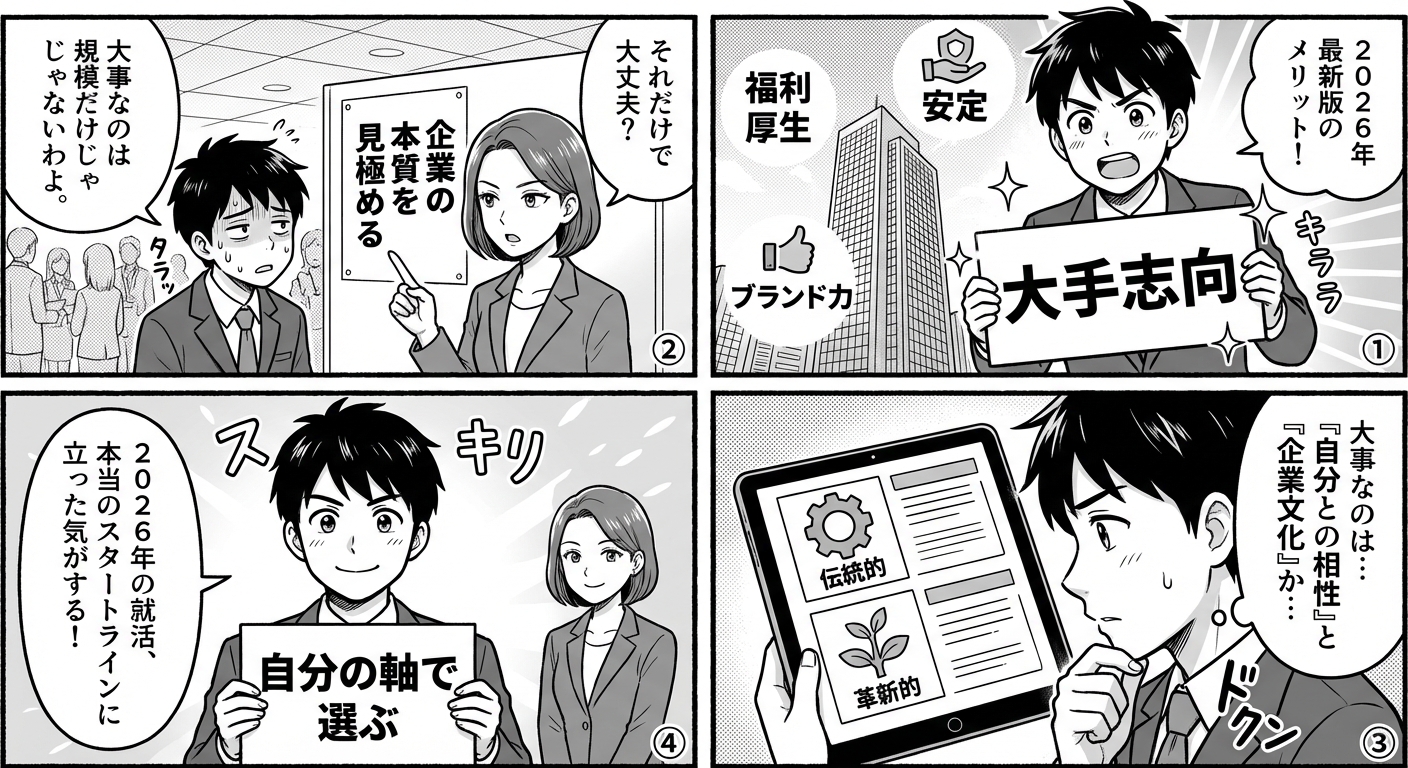 2026年最新版：大手志向のメリットと就活で知るべき企業選びの本質
