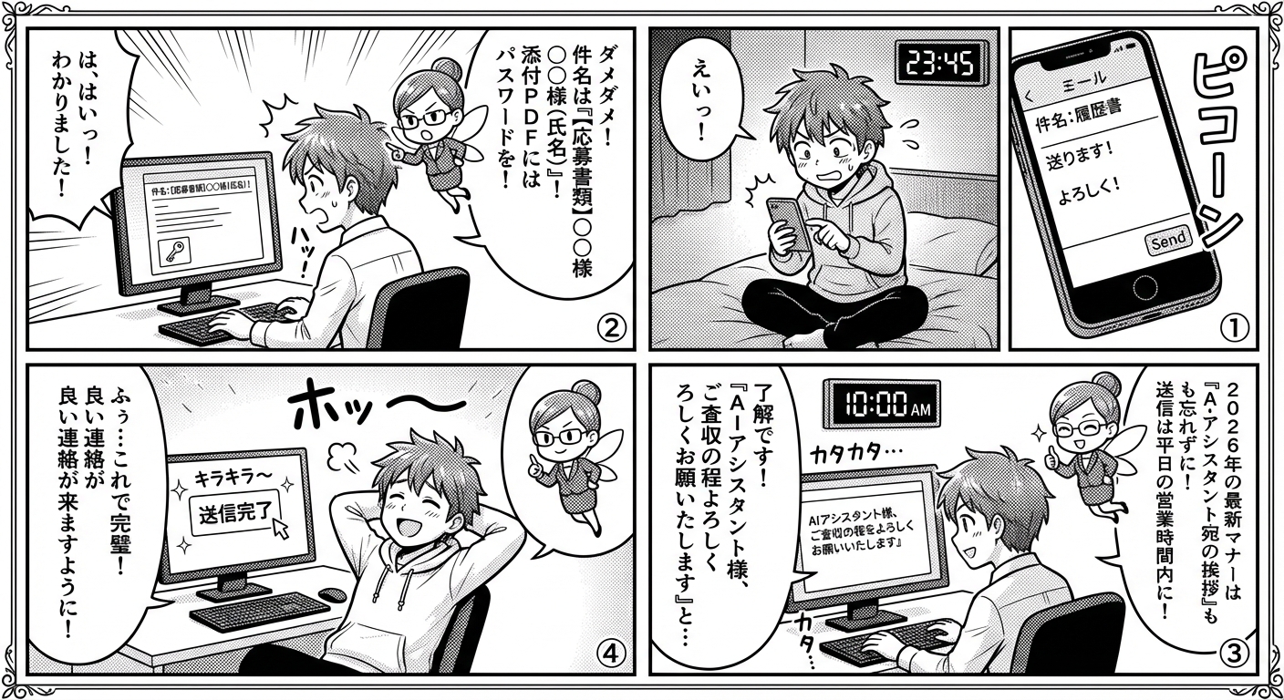 履歴書をメールで送る正しい方法と2026年最新マナー