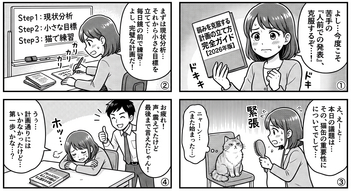 弱みを克服する計画の立て方完全ガイド【2026年版】