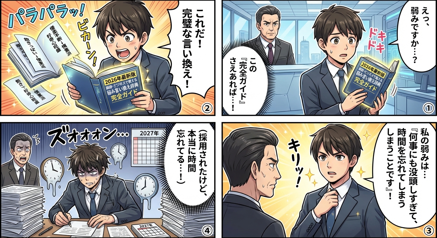 2026年最新版|面接・ビジネスで使える弱み言い換え辞典完全ガイド