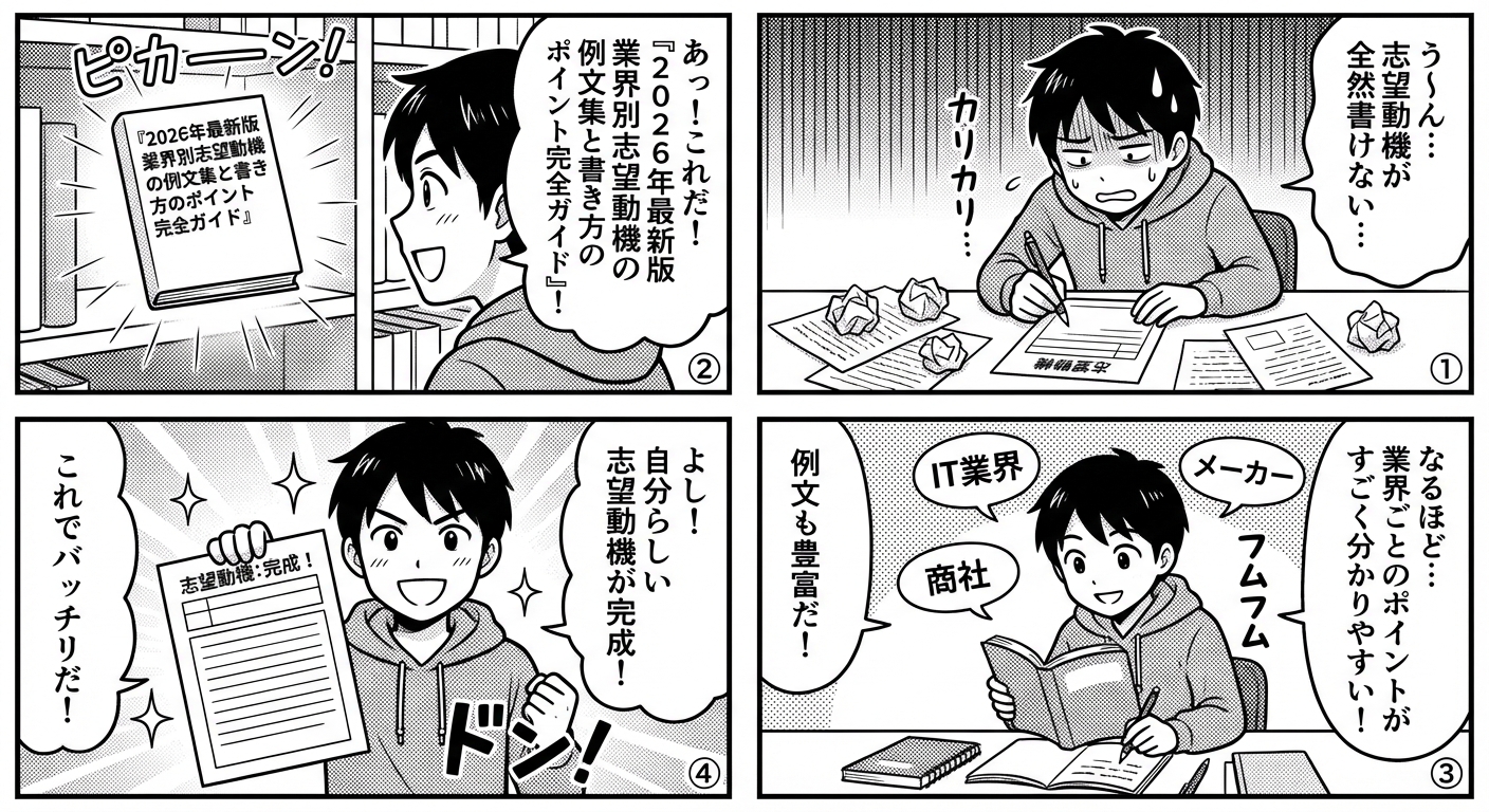 2026年最新版|業界別志望動機の例文集と書き方のポイント完全ガイド