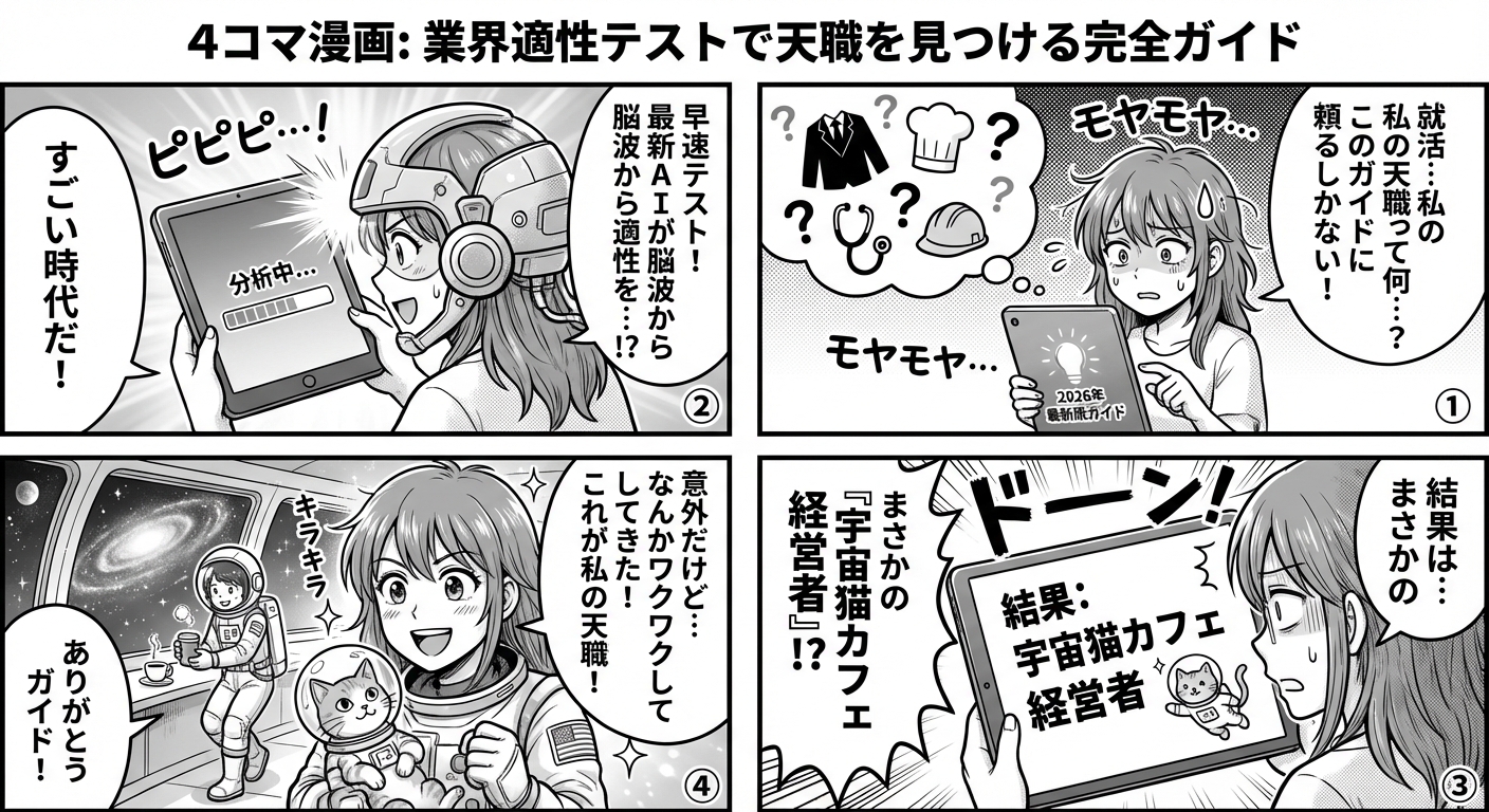 2026年最新版|業界適性テストで天職を見つける完全ガイド