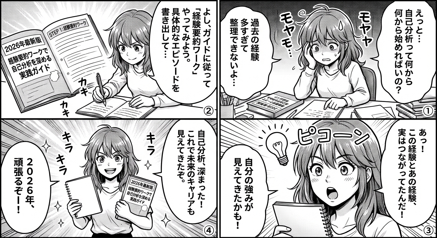 2026年最新版|経験要約ワークで自己分析を深める実践ガイド