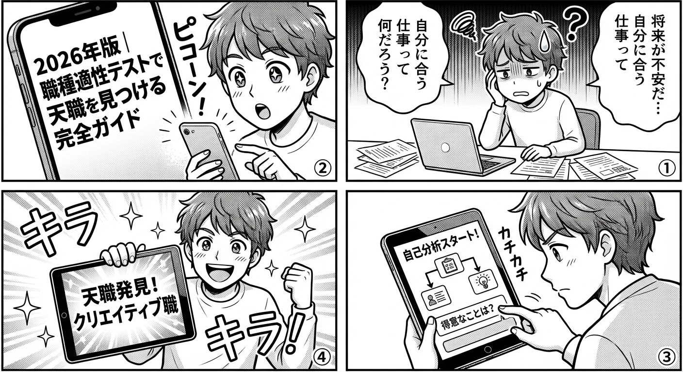 2026年版|職種適性テストで天職を見つける完全ガイド