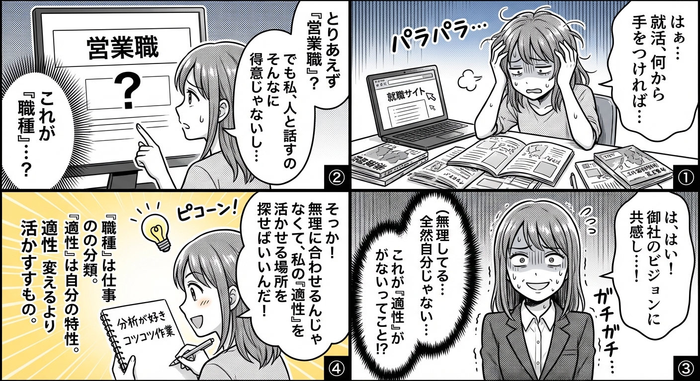 【2026年版】職種と適性の決定的な違いとは？自分に合った仕事を見つける3つの視点