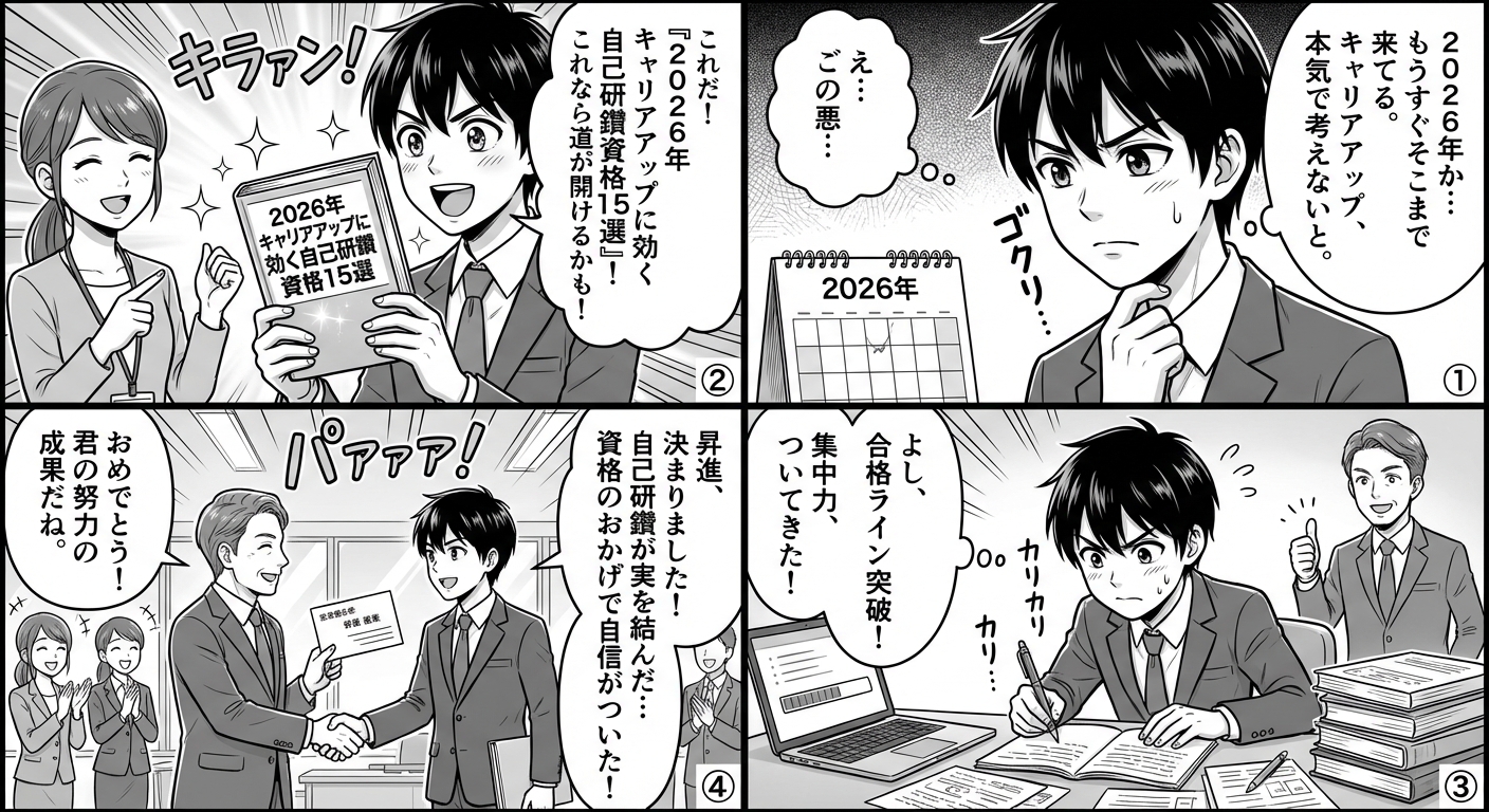 2026年キャリアアップに効く自己研鑽資格15選