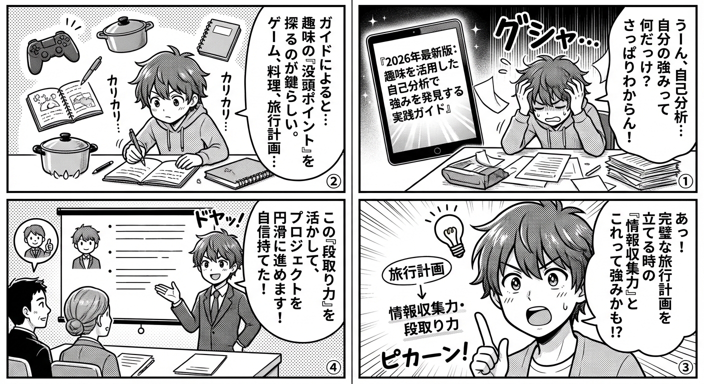 2026年最新版：趣味を活用した自己分析で強みを発見する実践ガイド
