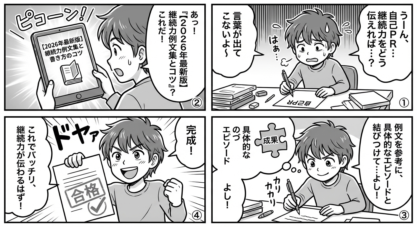 【2026年最新版】自己PRで継続力を効果的に伝える例文集と書き方のコツ