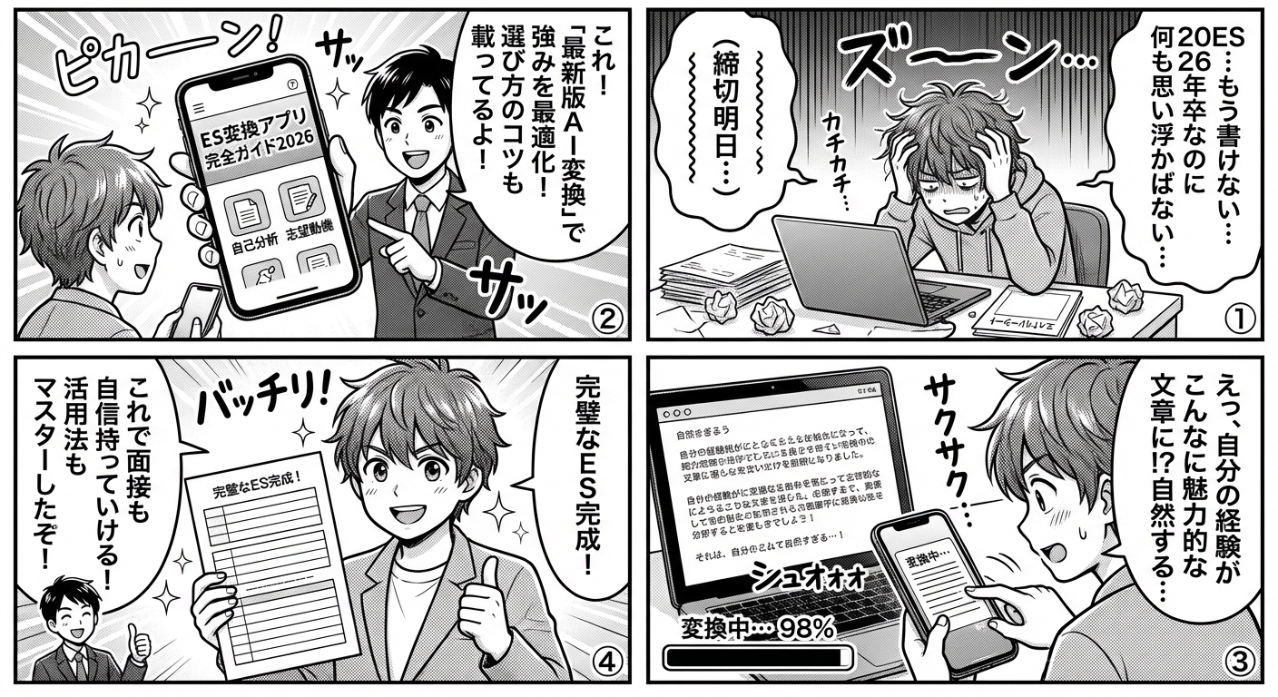 ES変換アプリ完全ガイド：2026年最新版の選び方と活用法