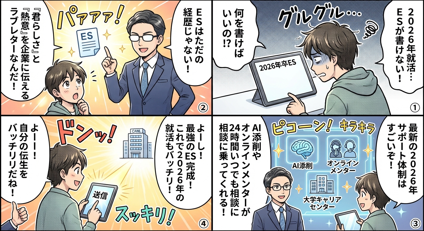 2026年最新版|ESの役割とサポート体制を徹底解説