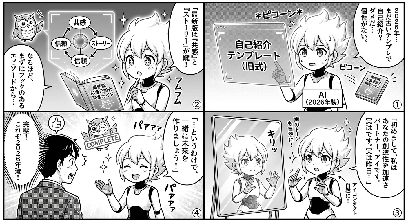 2026年最新版|AI自己紹介の効果的な構成と実践テクニック完全ガイド
