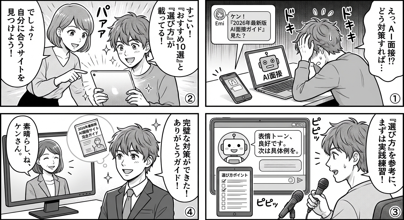 2026年最新版:AI面接サイトおすすめ10選と選び方完全ガイド
