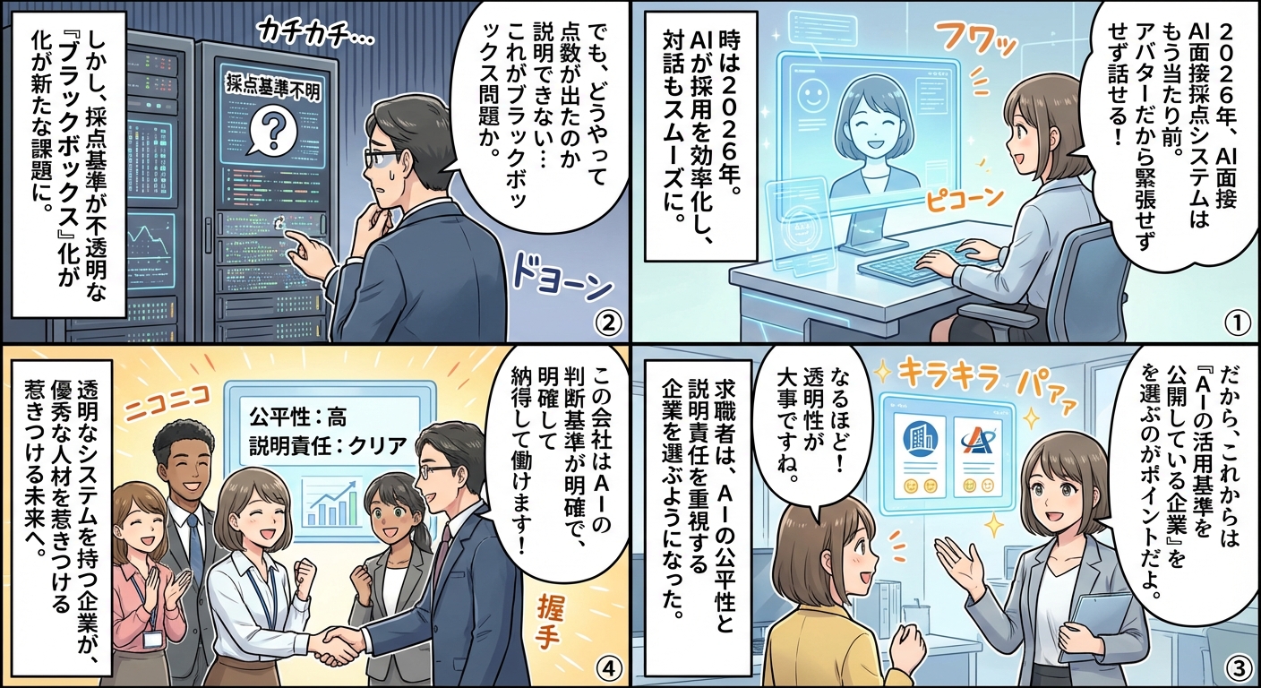 2026年のAI面接採点システムが変える採用の未来と導入企業の選び方