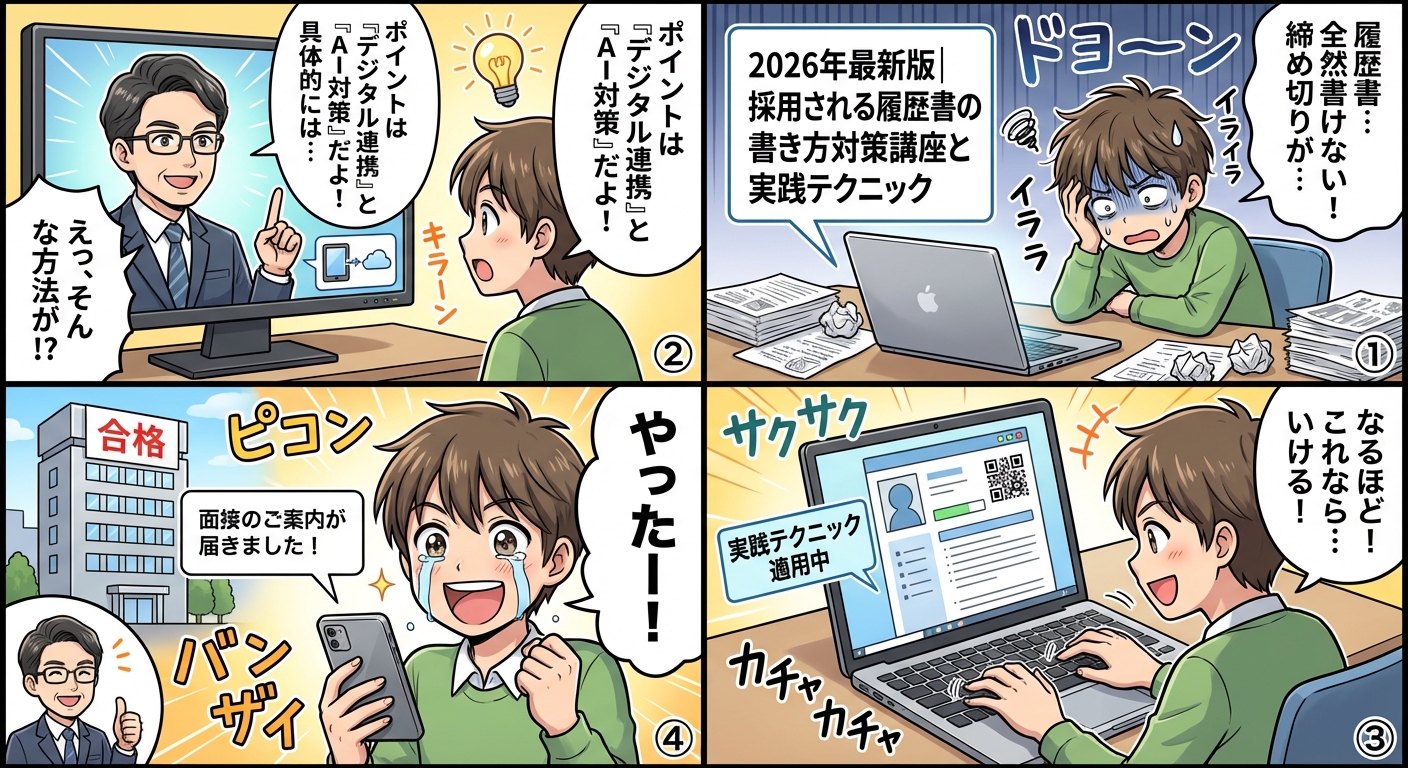 2026年最新版|採用される履歴書の書き方対策講座と実践テクニック