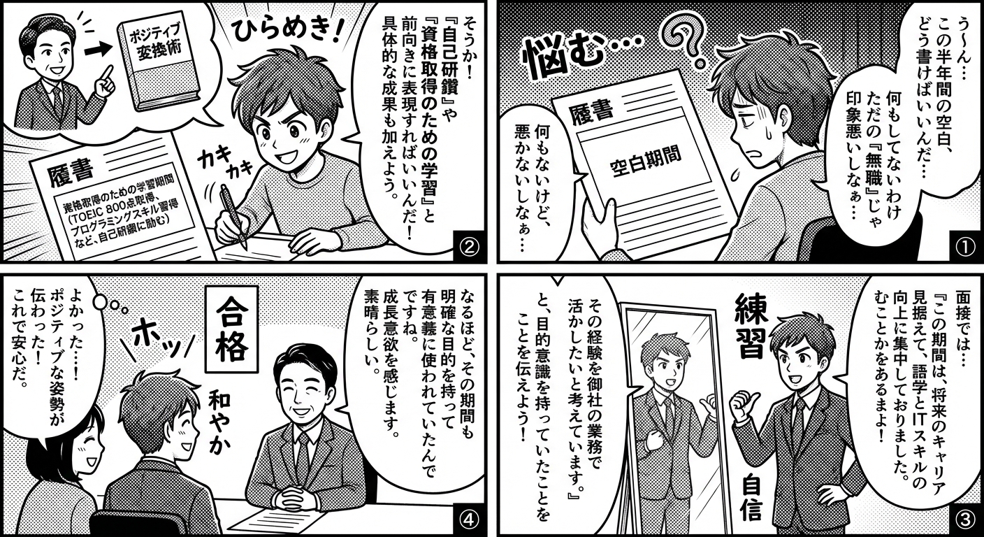 履歴書の空白期間を効果的に埋める書き方と面接での説明方法