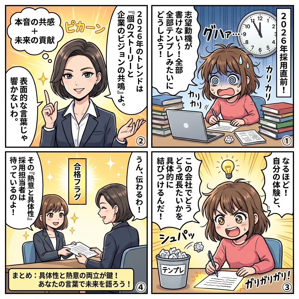 2026年最新版|採用担当者が重視する志望動機の評価ポイントと高評価を得る書き方