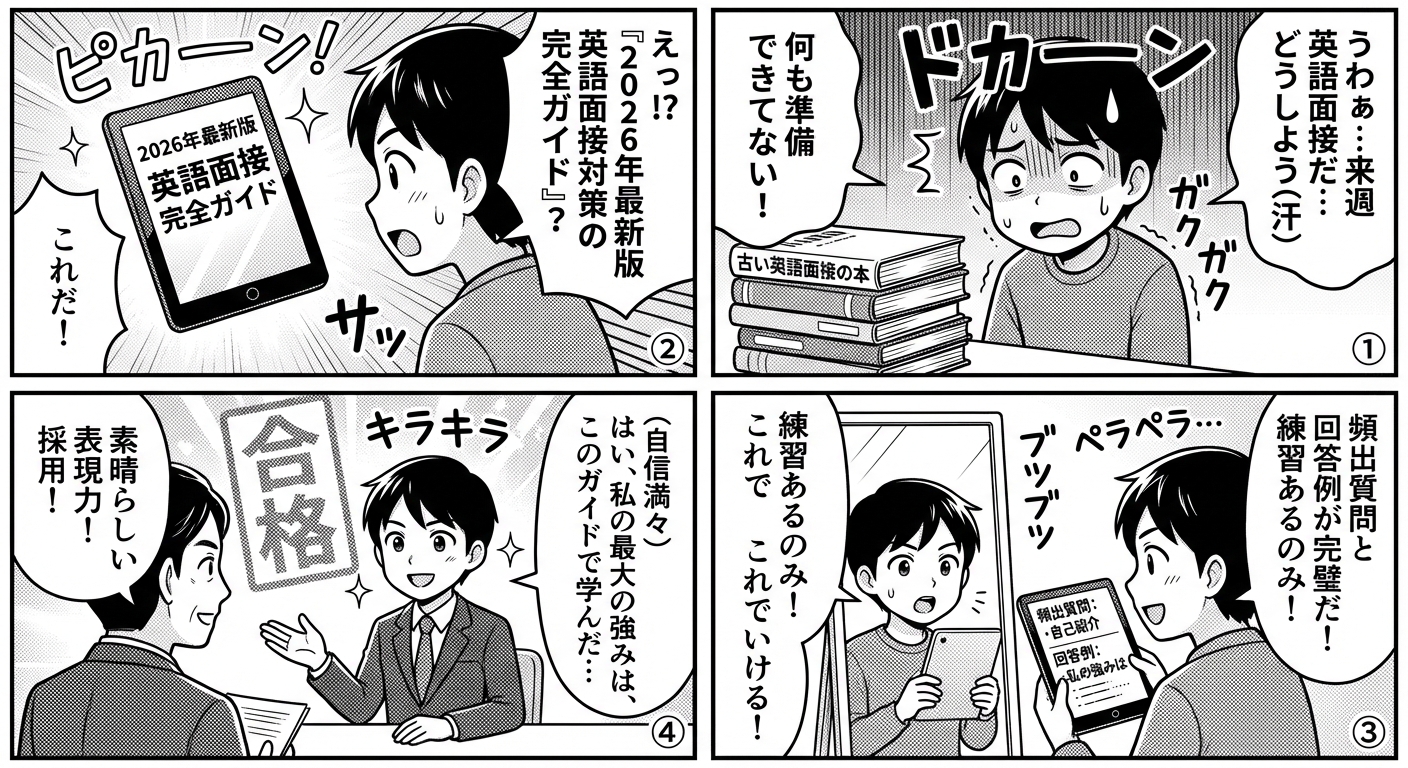 2026年最新版|英語面接対策の完全ガイド:頻出質問と回答例で合格率を上げる方法