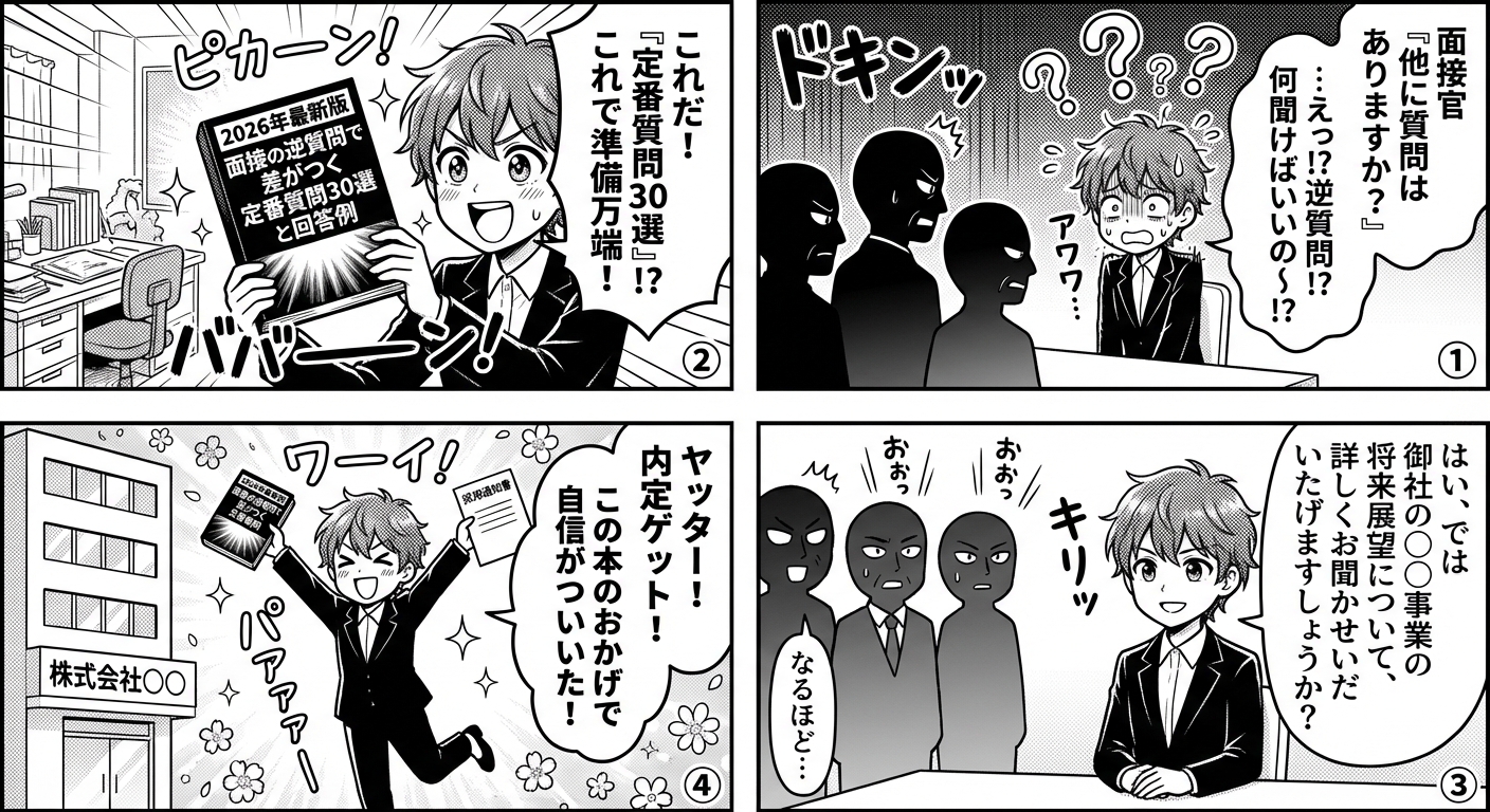 2026年最新版|面接の逆質問で差がつく定番質問30選と回答例