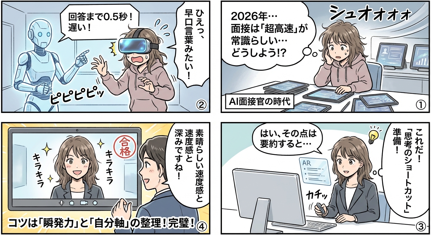 2026年版・面接での話す速度の最適化とコツ完全ガイド