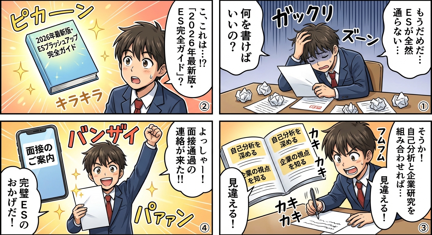 2026年最新版・ES(エントリーシート)ブラッシュアップ完全ガイド