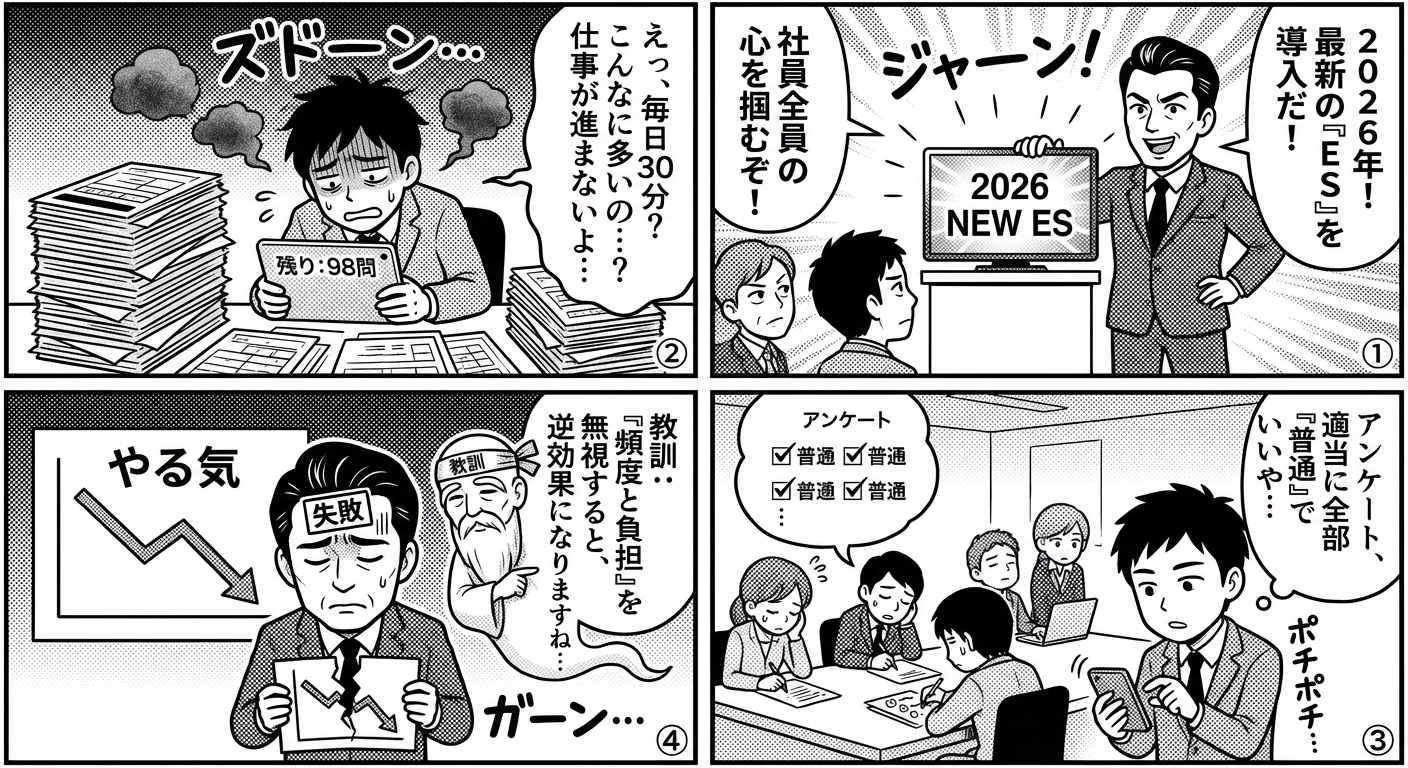 2026年最新版:エンゲージメントサーベイ(ES)導入失敗事例から学ぶ教訓