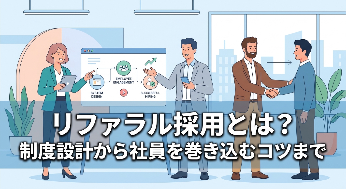 リファラル採用とは?制度設計から社員を巻き込むコツまで