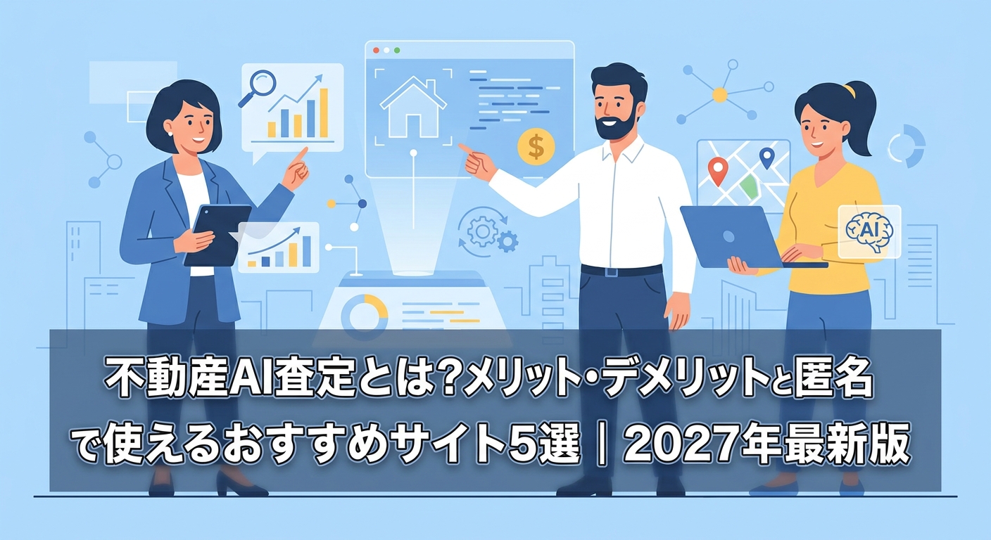 不動産AI査定とは?メリット・デメリットと匿名で使えるおすすめサイト5選|2027年最新版