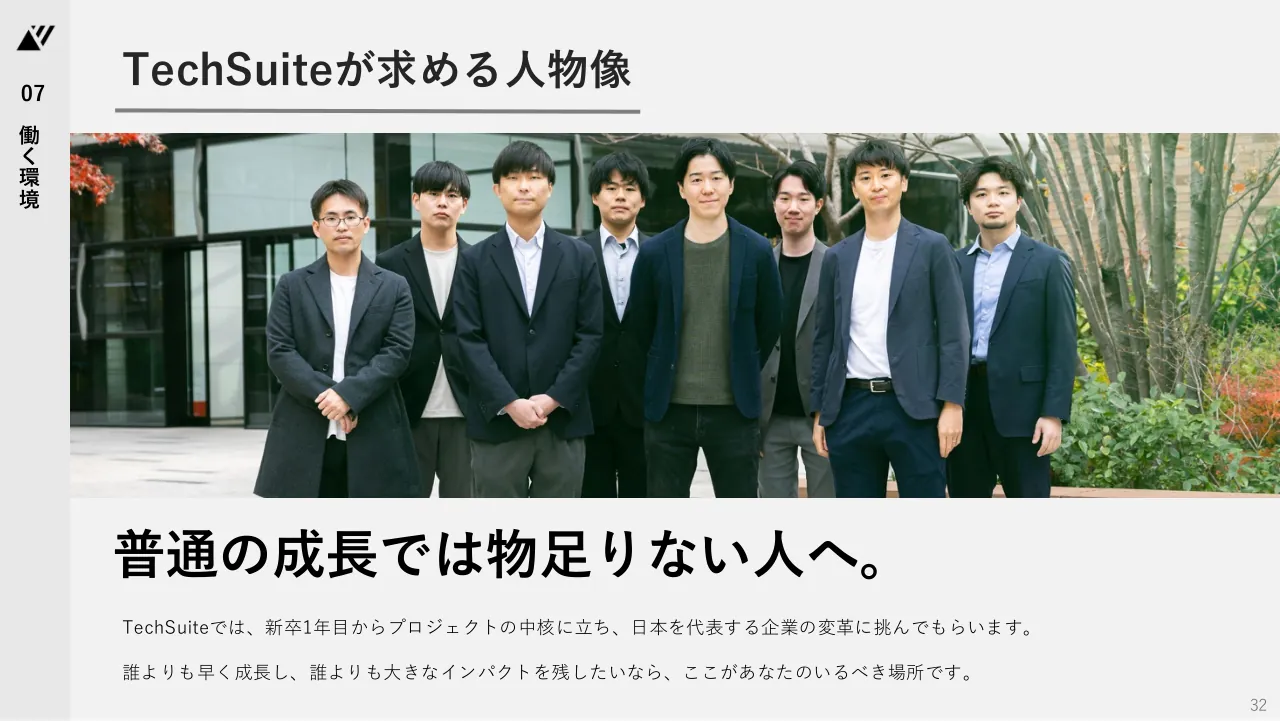 TechSuite 会社説明資料 32ページ
